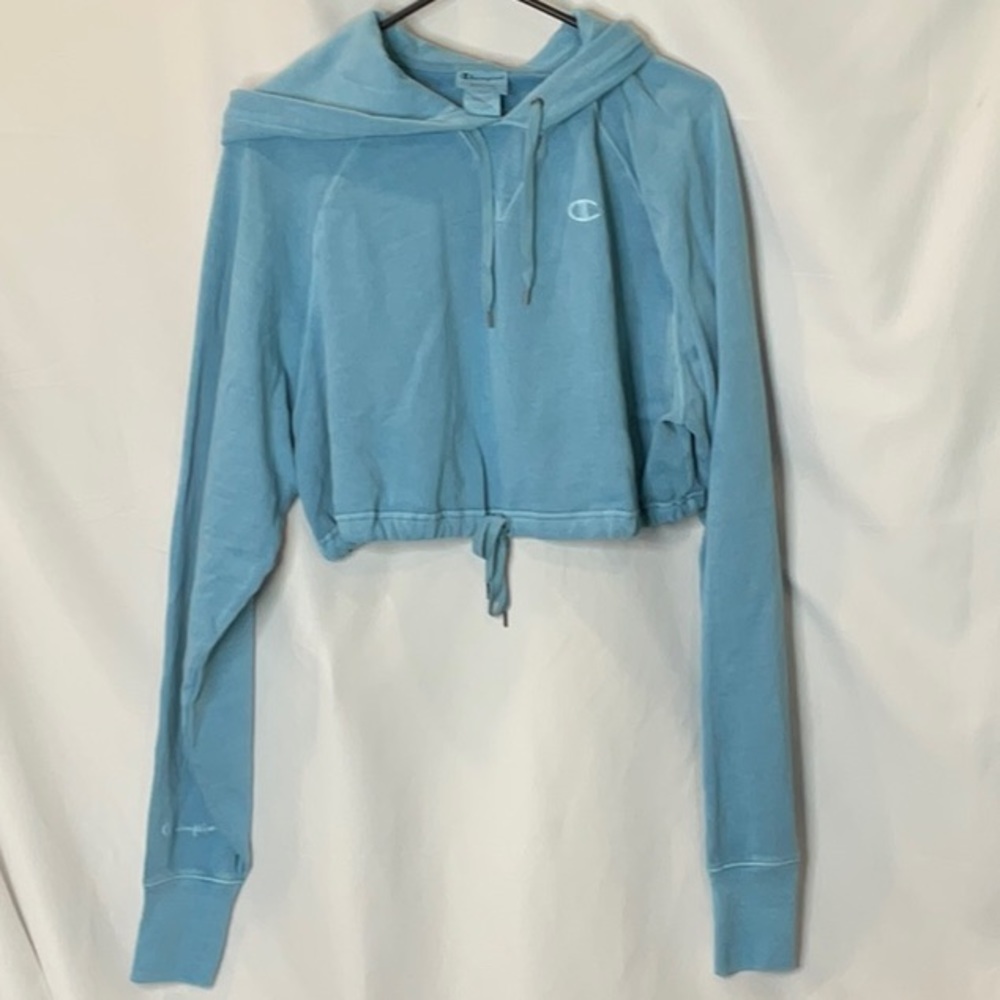 Champion Cropped Hoodie Medium